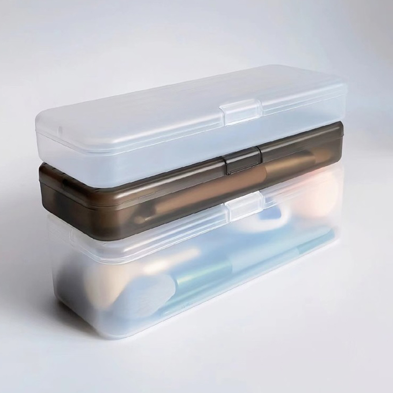 Stationery Warehouse - 1PC Transparent Plastic Cosmetic Storage Box