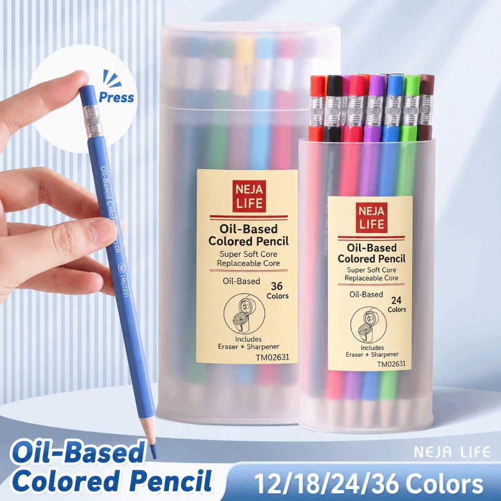 Mechanical Pencil Lead - 12/18/24/36 Colors Retractable Colored Mechanical Pencils