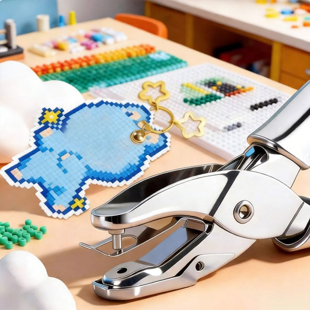 New Metal Perler Beads Hole Pu - Paper Punch 3 Hole 评论和价格