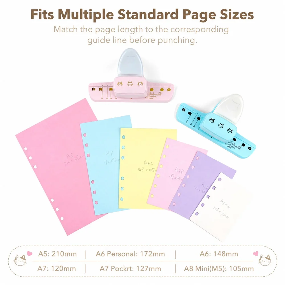 Handheld Paper Punch with Scal - Paper Punch 3 Hole 评论和价格