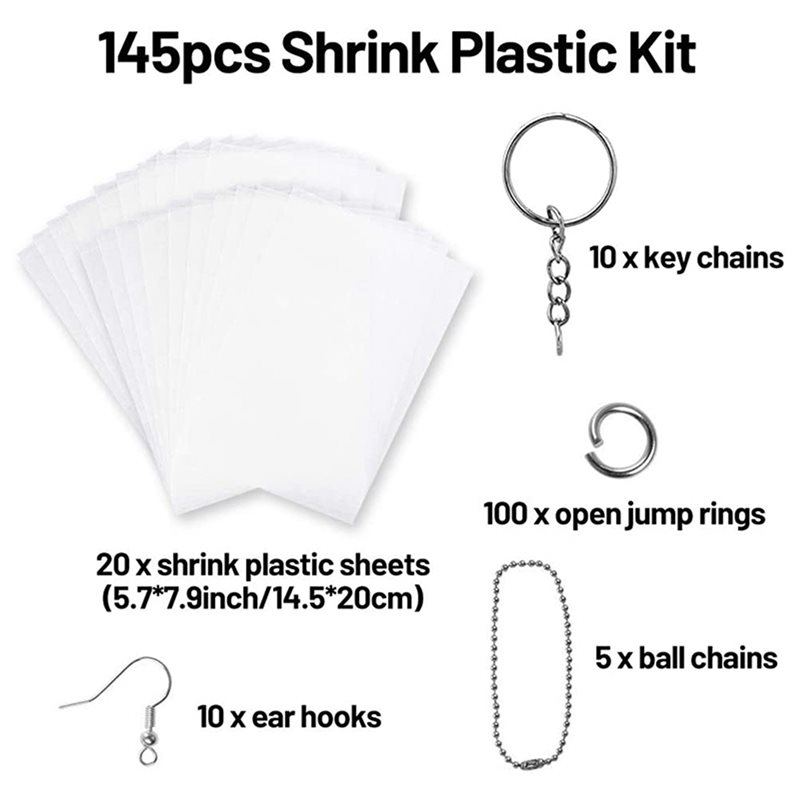 3 Set Shrinky Art Paper Heat S - Paper Punch 3 Hole 评论和价格