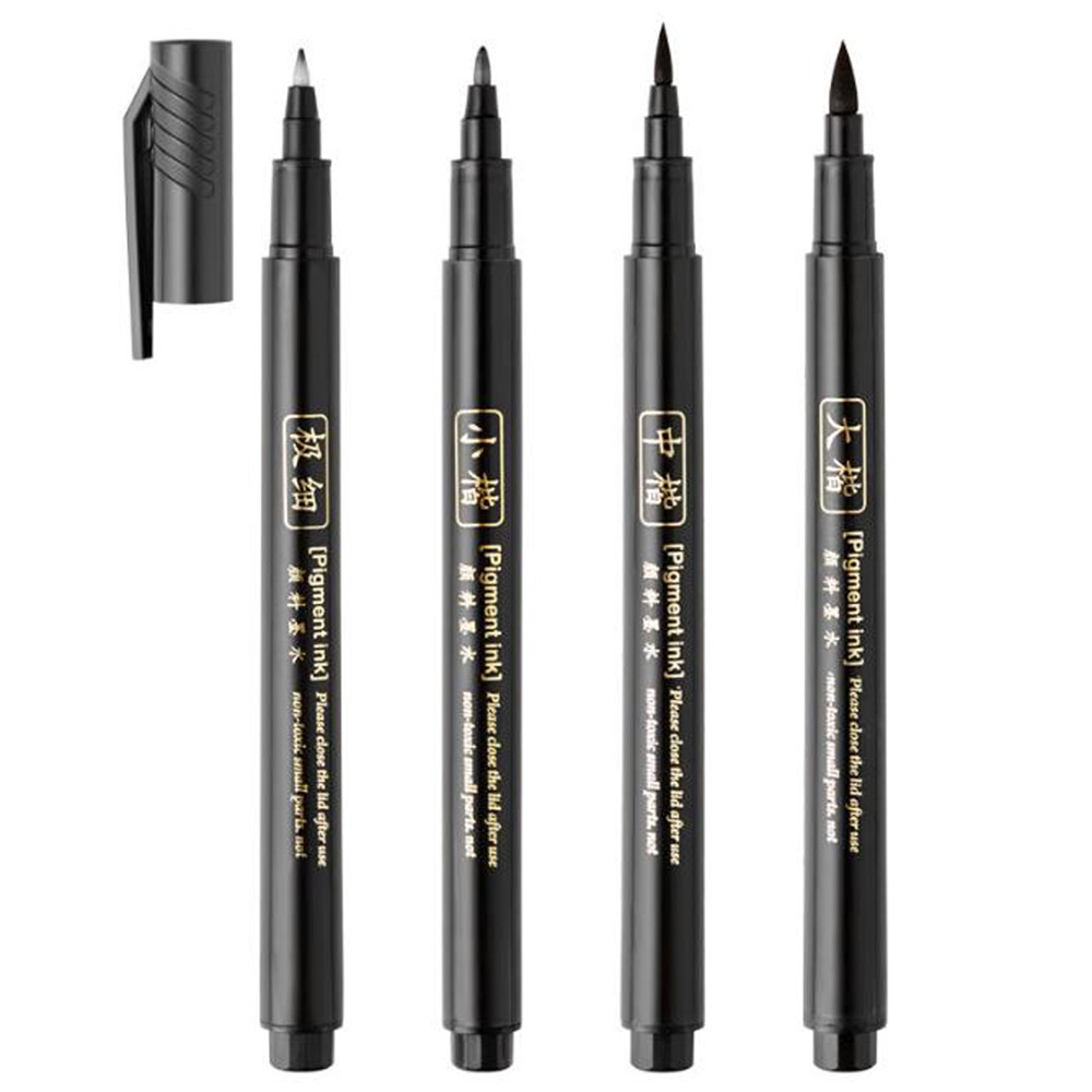 4pc Brush Pen Calligraphy Pen  - Stationery Warehouse 评论和价格