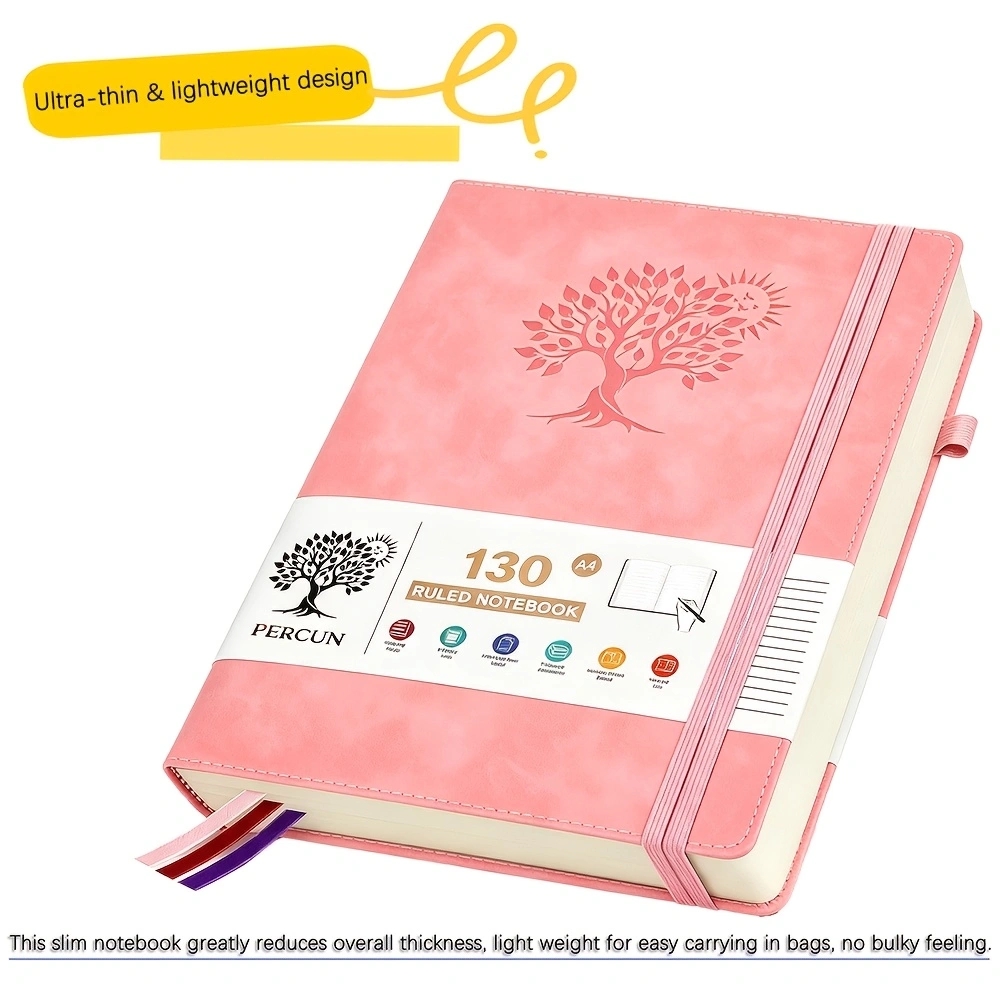 A4 Ruled Hardcover Diary Noteb - Journal Leather Hardcover 评论和价格
