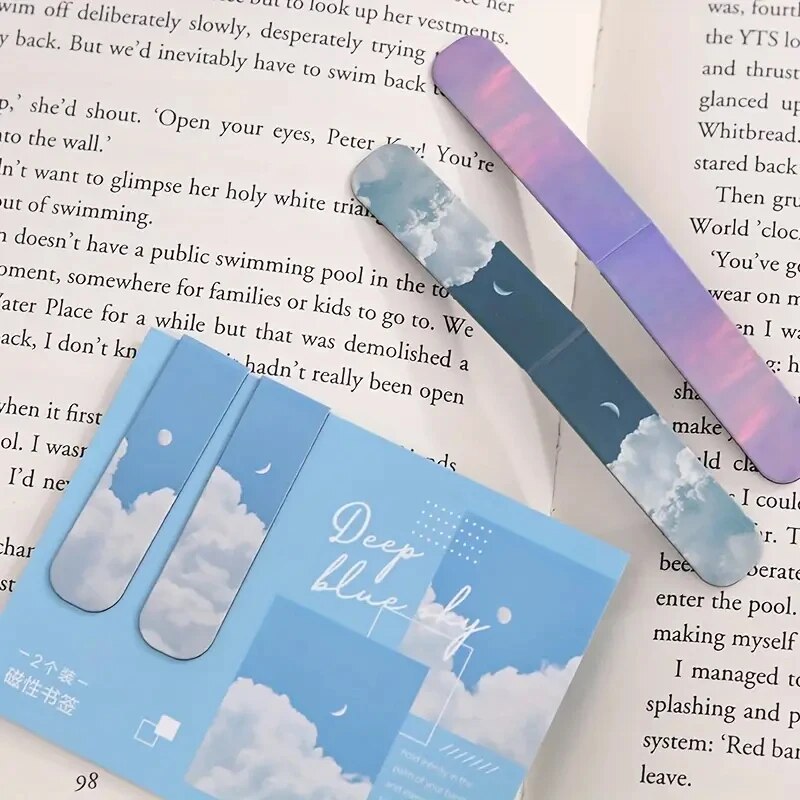 2Pcs/Set Magnetic Bookmarks Be - Paperclip Magnetic Set 评论和价格