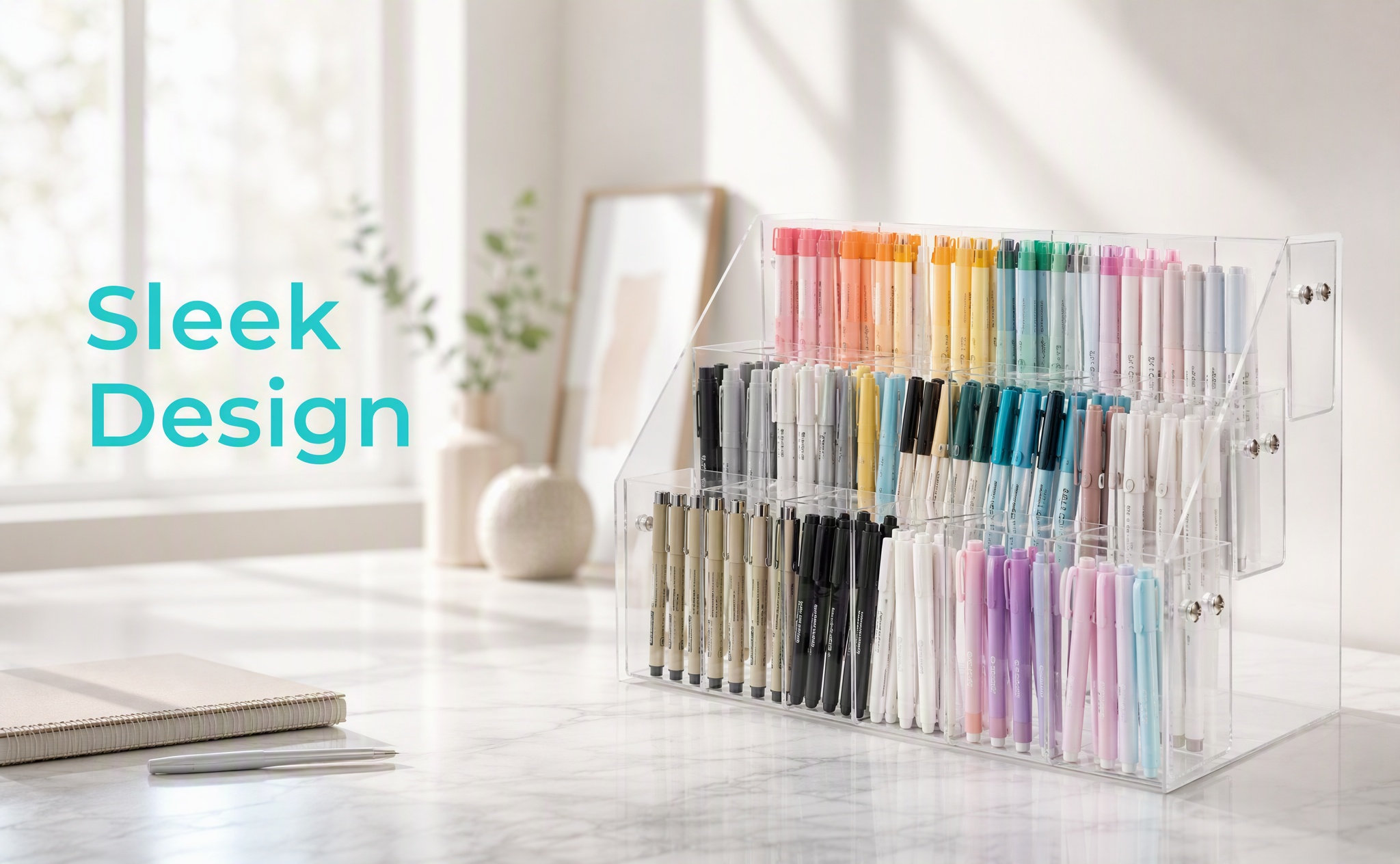Acrylic Pen Display Stand Clea - Stationery Office Supply Store 评论和价格